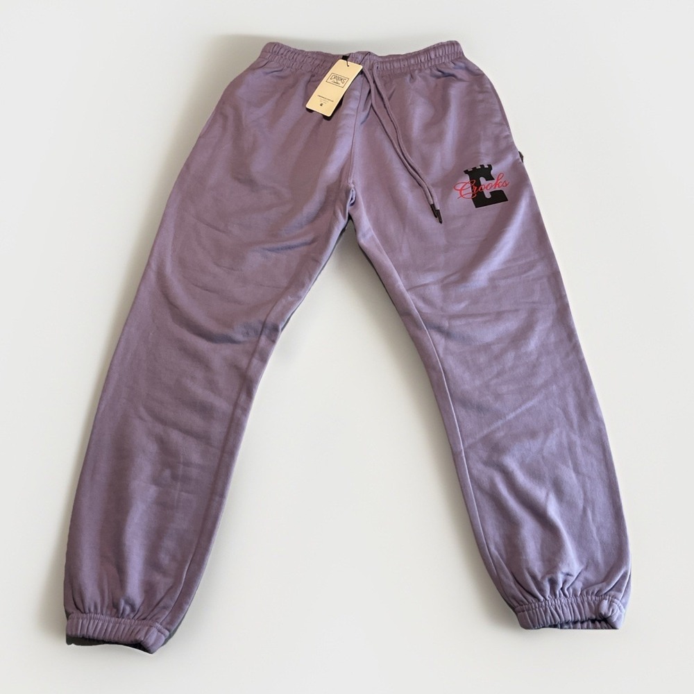 Crooks & Castles Women's purple Sweat Pants - Medium